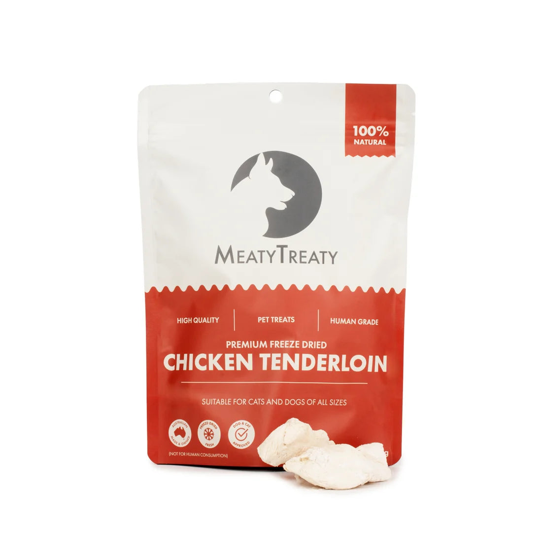 MeatyTreaty Freeze Dried Chicken Tenderloins 80g