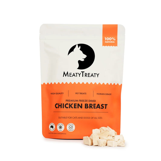 MeatyTreaty Freeze Dried Chicken Breast 100g