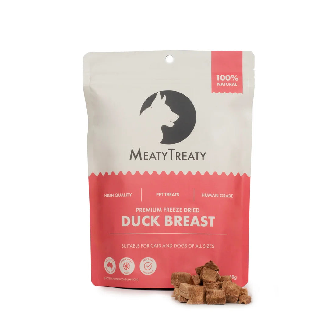 MeatyTreaty Freeze Dried Duck Breast 50g
