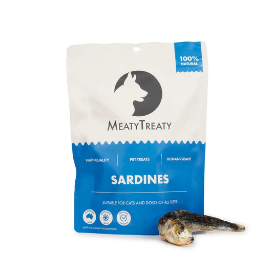 MeatyTreaty Freeze Dried Whole Sardine 100g
