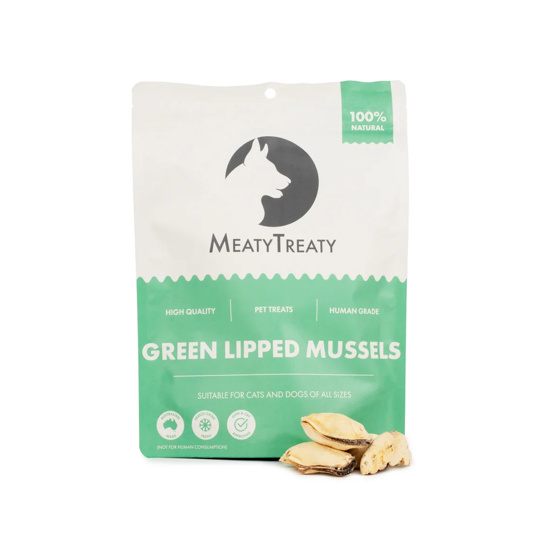 MeatyTreaty Freeze Dried Green Lip Mussel 50g