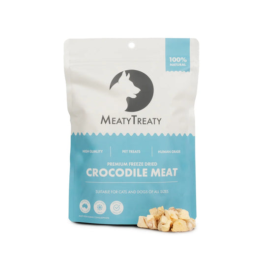 MeatyTreaty Freeze Dried Crocodile 50g