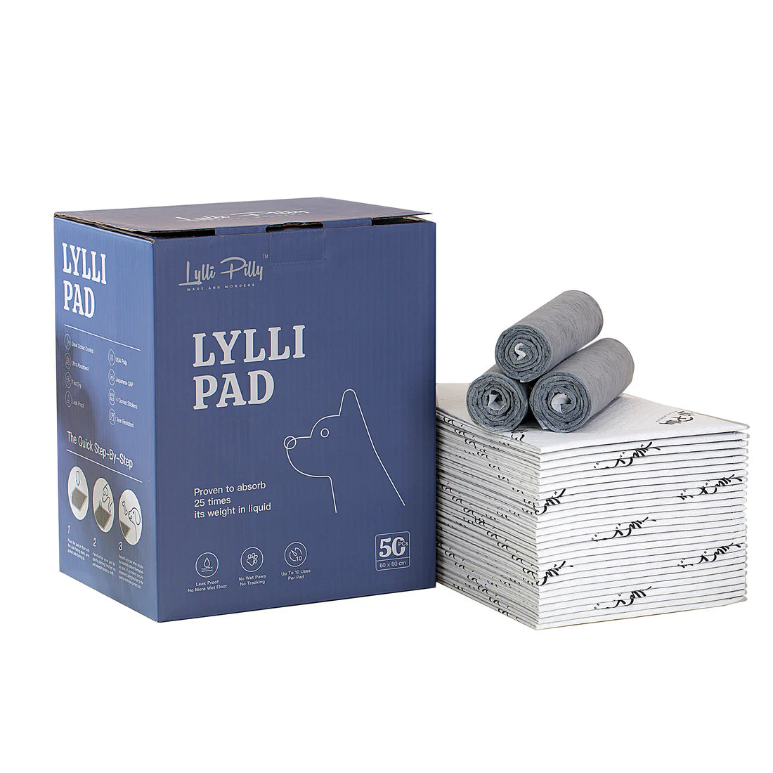 LYLLI PILLY Lylli Training Pad 60*60cm 50pcs