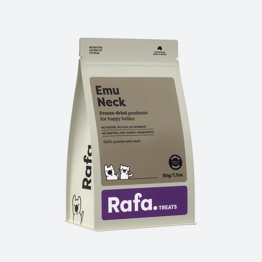 RAFA Freeze-Dried Emu Neck 50g