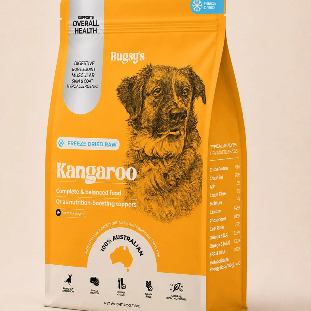 Bugsy‘s Freeze-Dried Complete Meal Kangaroo