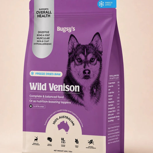 INSTORE Bugsy‘s Freeze-Dried Complete Meal Venison