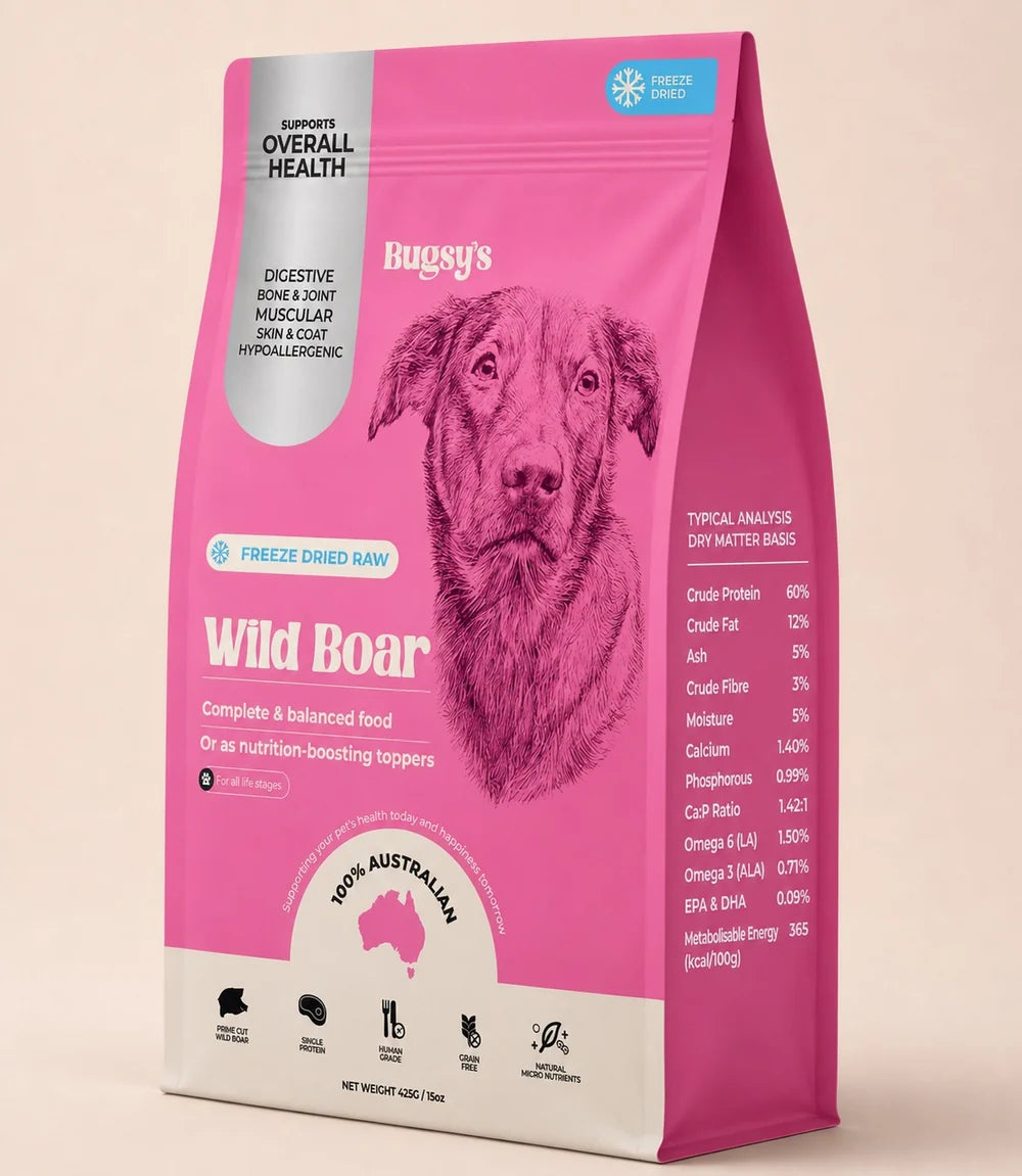INSTORE Bugsy‘s Freeze-Dried Complete Meal Wild Boar