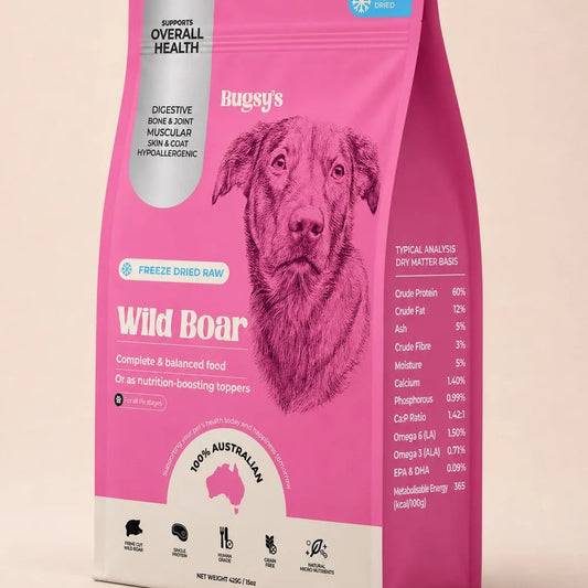 INSTORE Bugsy‘s Freeze-Dried Complete Meal Wild Boar
