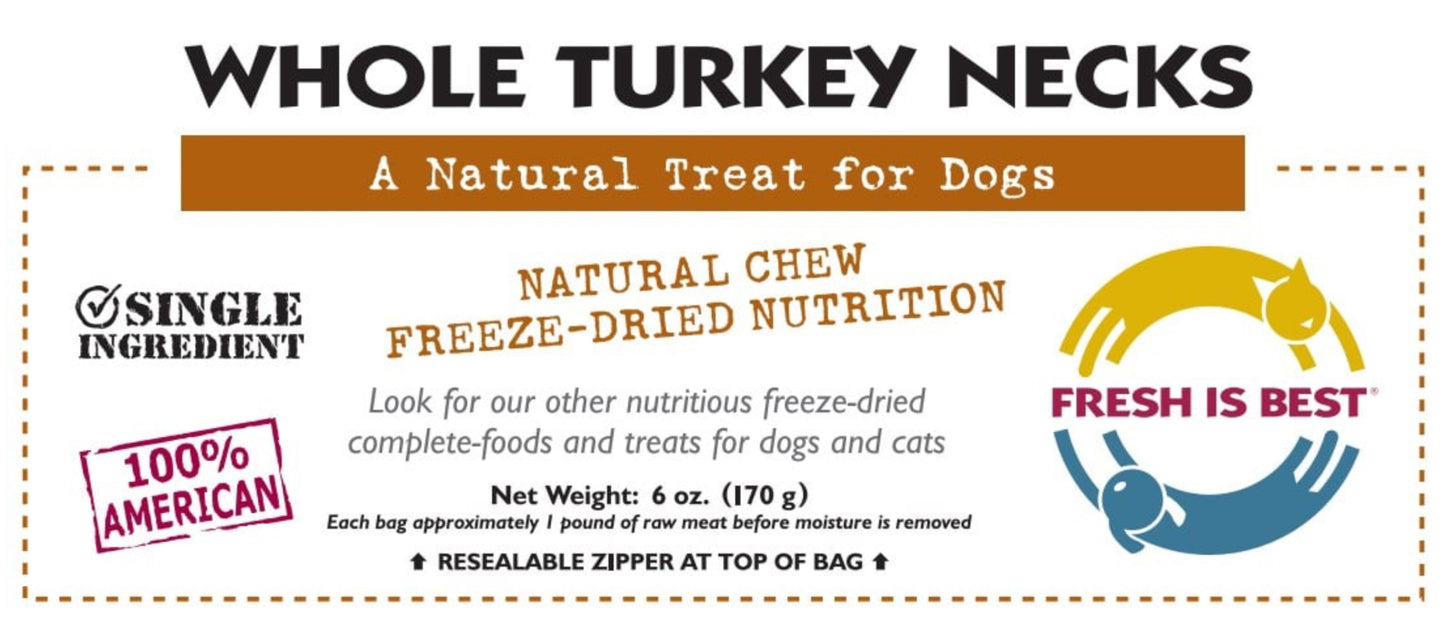 FIB Freeze-Dried Turkey Necks 170g