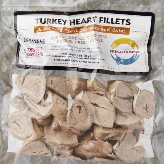FIB Freeze-Dried Turkey Heart Fillets 85g