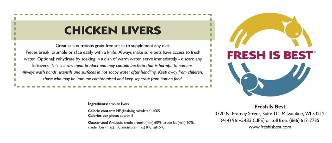 FIB Freeze-Dried Chicken Liver 99g