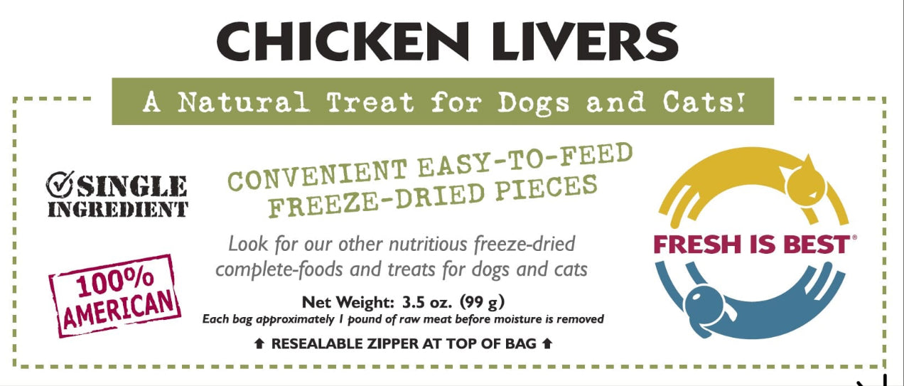 FIB Freeze-Dried Chicken Liver 99g