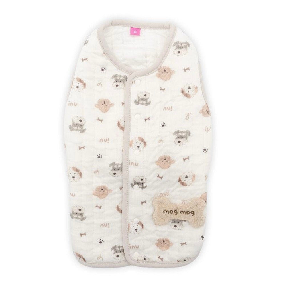 Dog Dog Fluffy Dog Quilted Vest