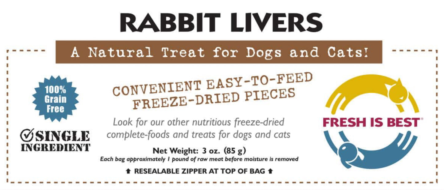 FIB Freeze-Dried Rabbit Liver 85g
