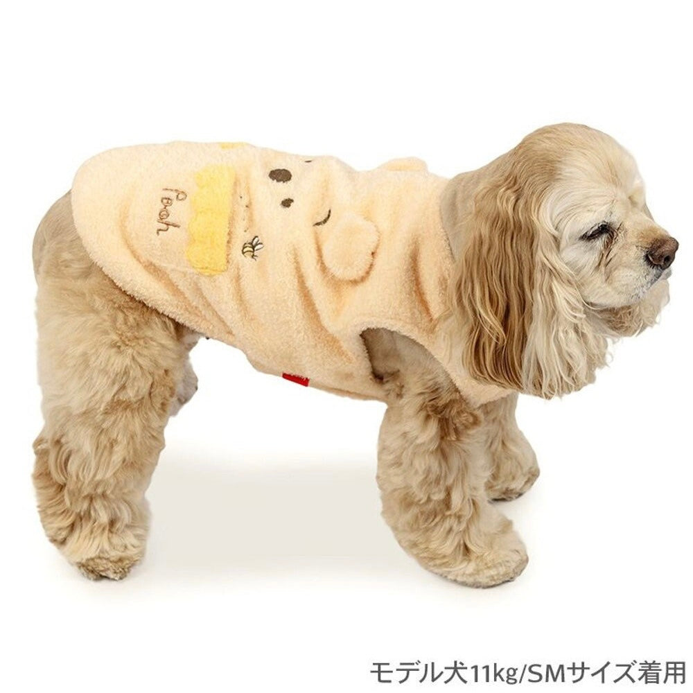 Winnie the Pooh Embroidery Fluffy Vest