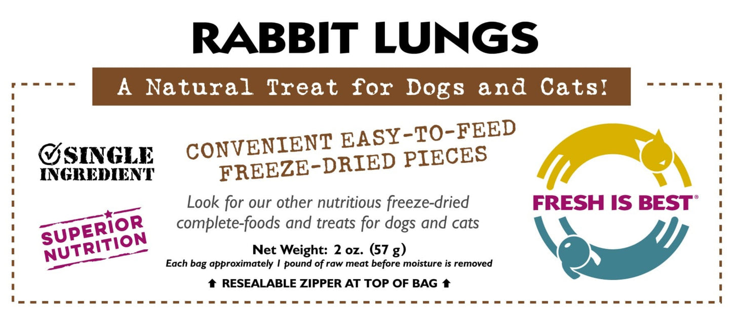 FIB Freeze-Dried Rabbit Lung 57g