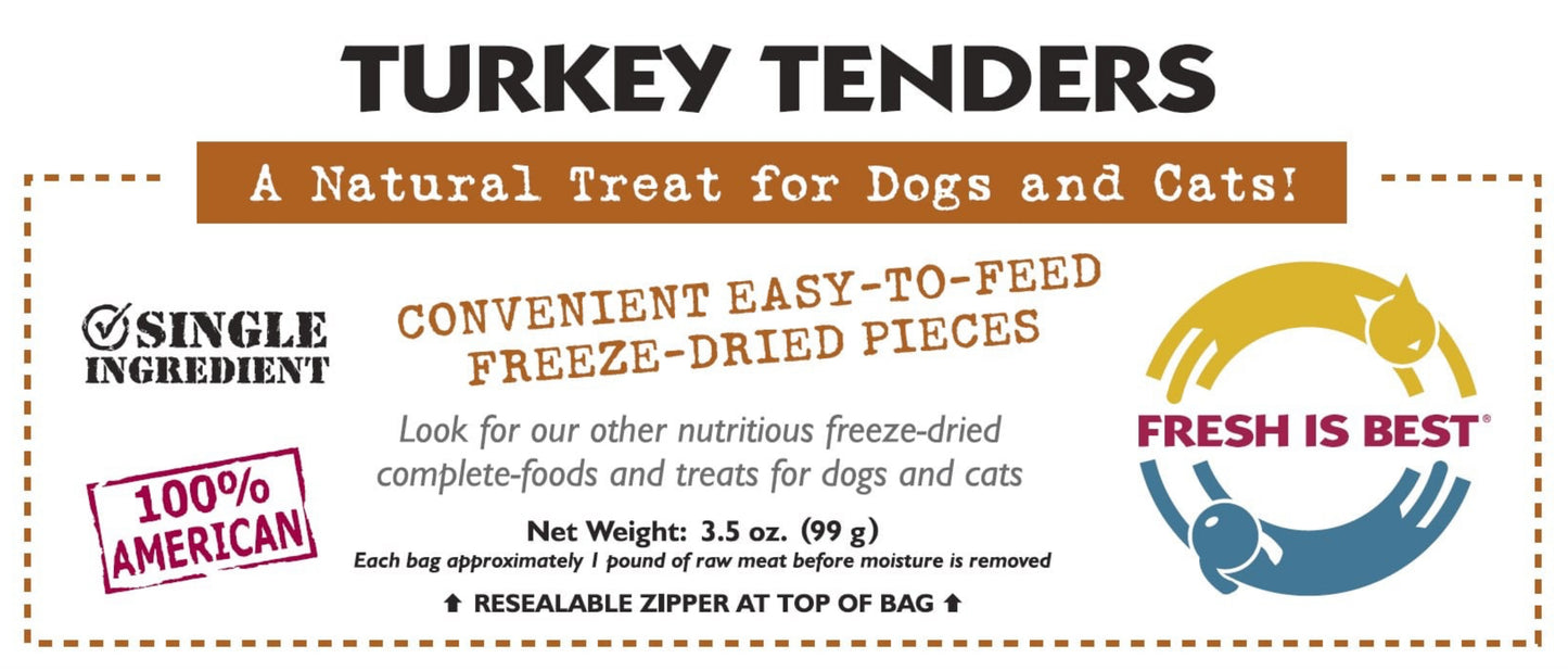 FIB Freeze-Dried Turkey Tenders 99g