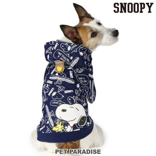 Snoopy Denim Style Comic-Print Hoodie