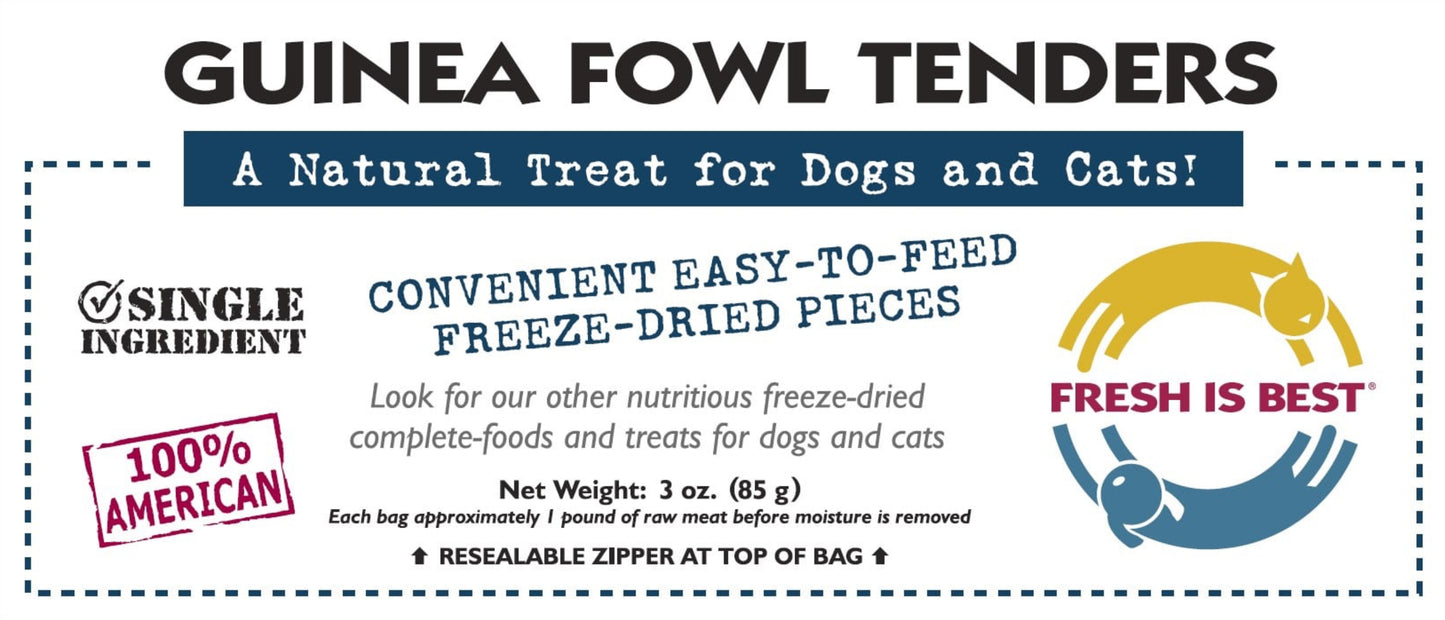 FIB Freeze-Dried Guinea Fowl Tenders 85g