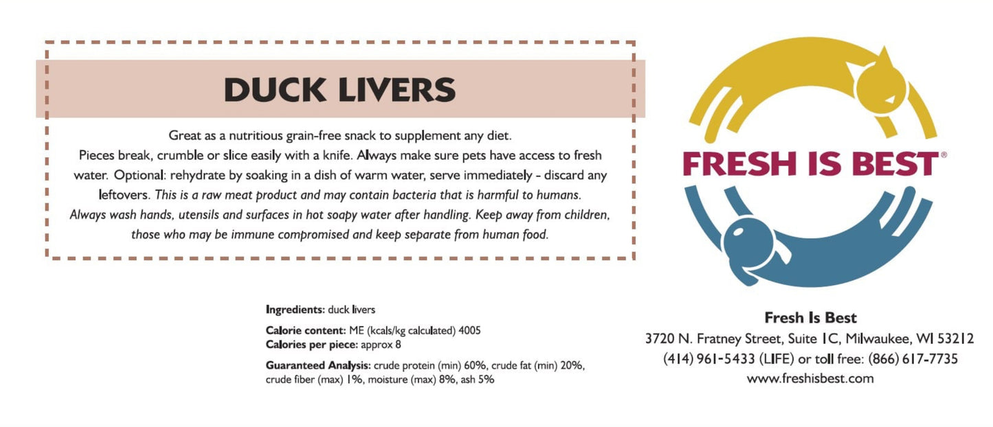 FIB Freeze-Dried Duck Liver 99g