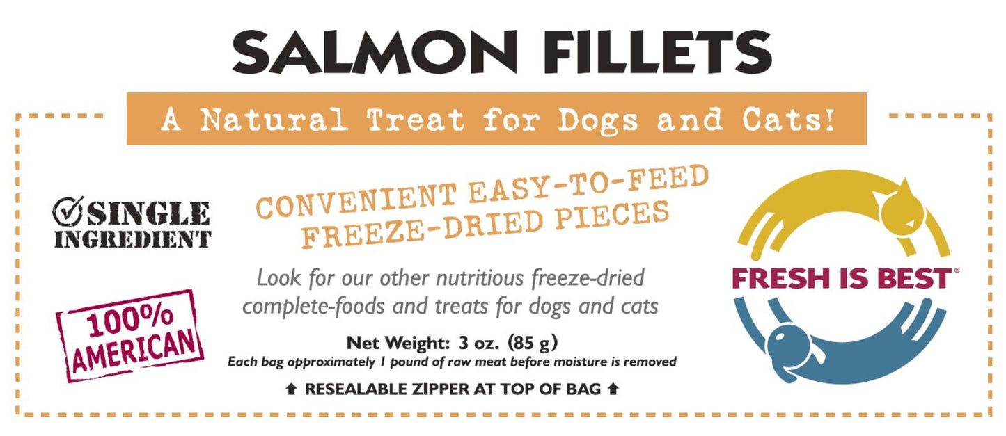 FIB Freeze-Dried  Salmon Fillets 85g