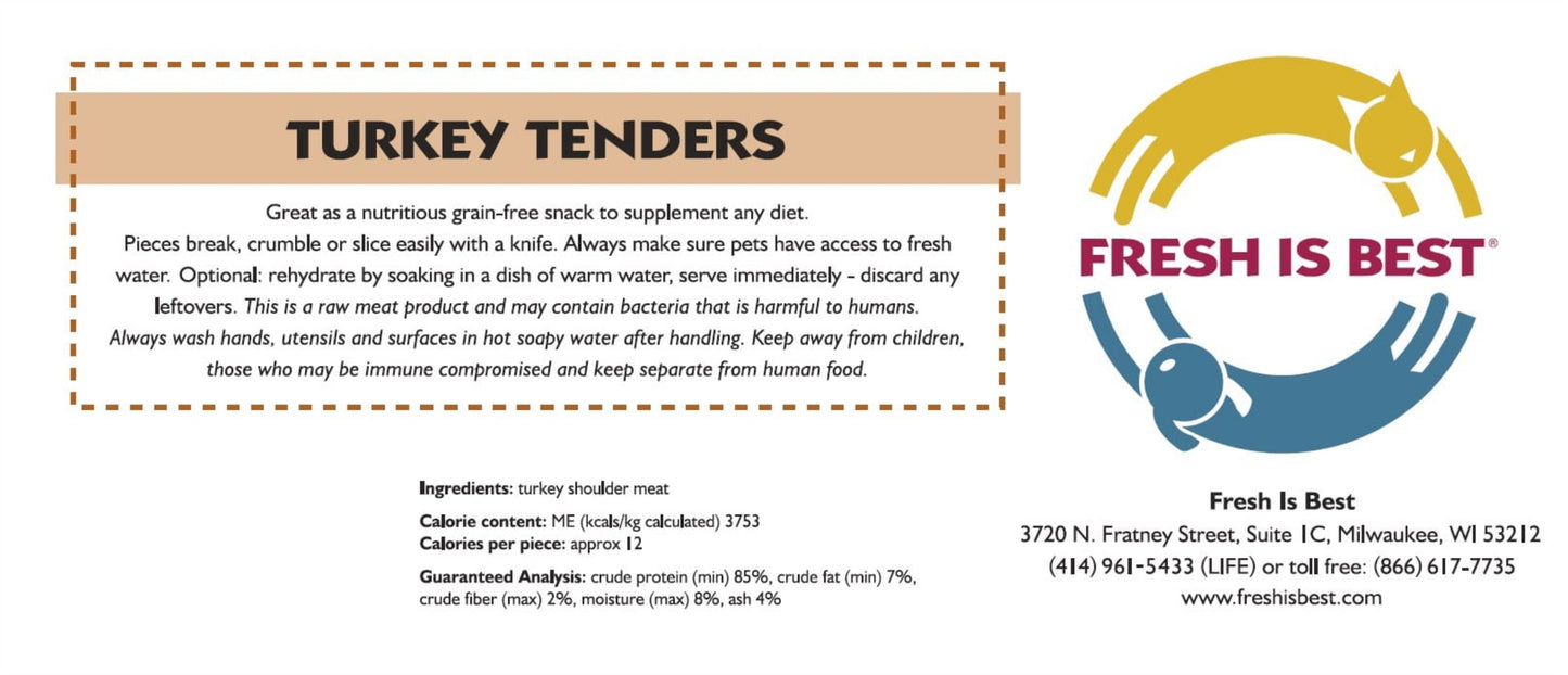 FIB Freeze-Dried Turkey Tenders 99g