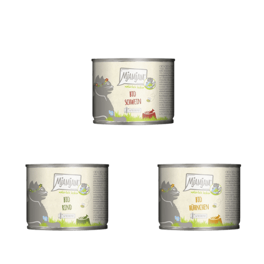 Mjamjam Organic Complete Meal for Cats 200g