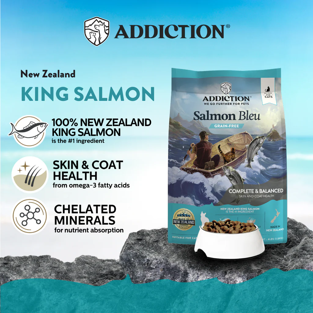 Addiction Salmon Bleu Dry Cat Food 1.8kg