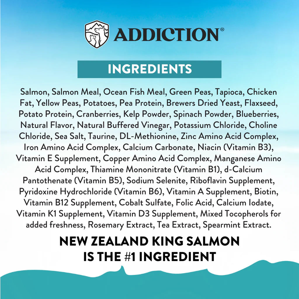 Addiction Salmon Bleu Dry Cat Food 1.8kg