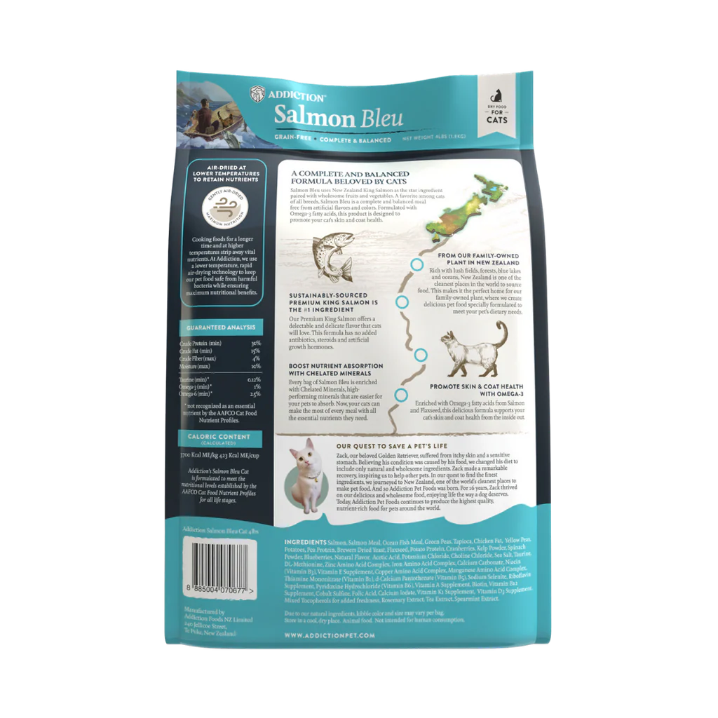 Addiction Salmon Bleu Dry Cat Food 1.8kg