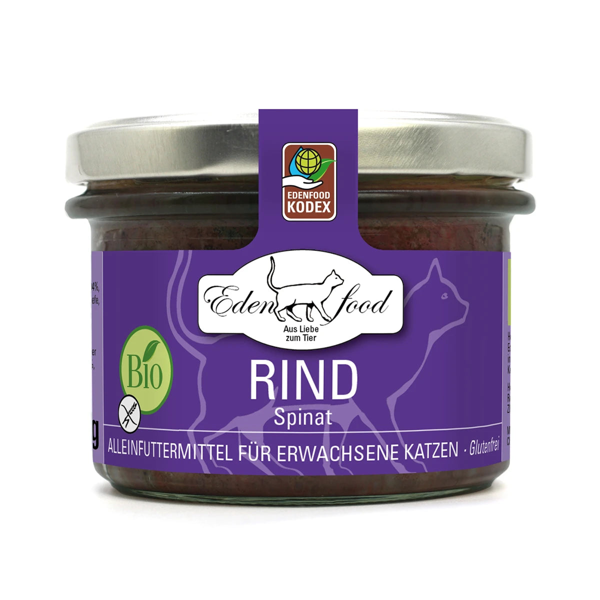 Eden Food Bio-Menus for Cats in Glass 170g