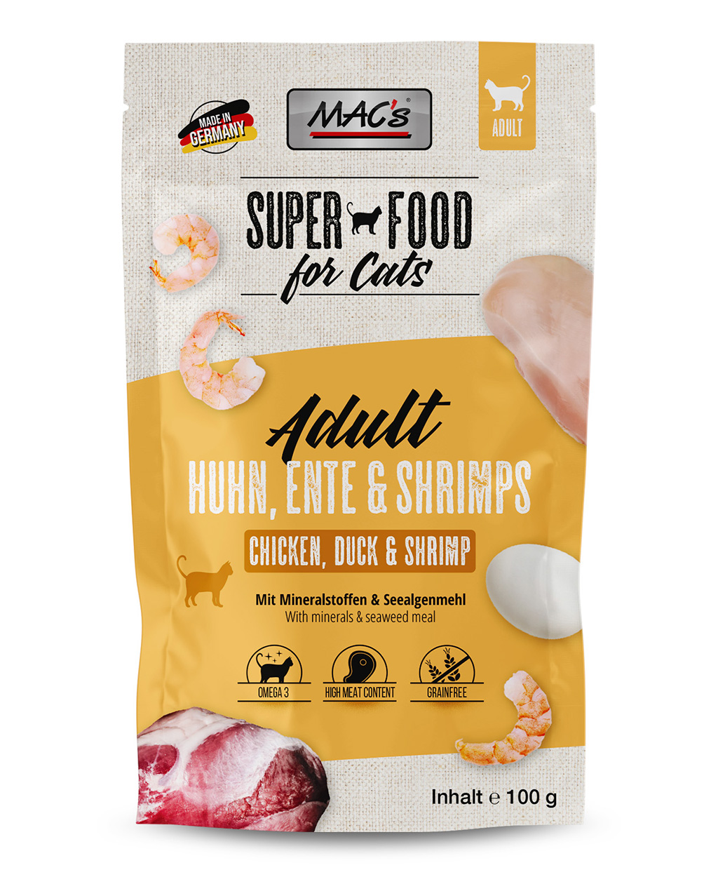 Mac's Super Food Classic Menu Pouch for Cats 100g