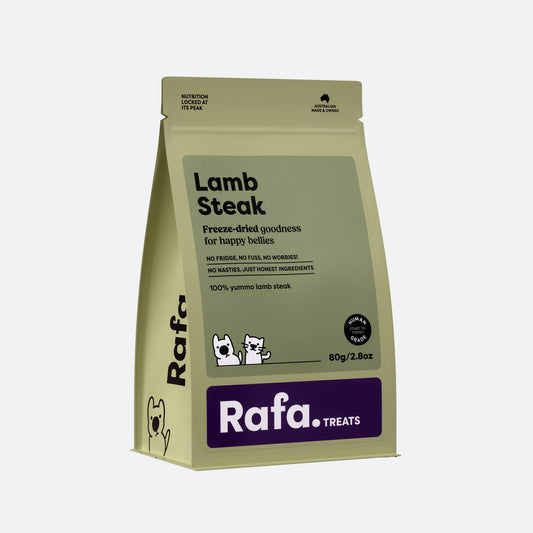 RAFA Freeze-Dried Lamb Steak 80g