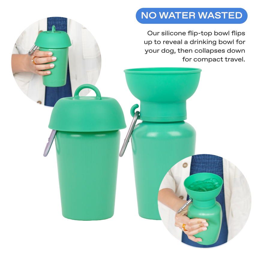 Springer Pets Flip Travel Bottle 590ml