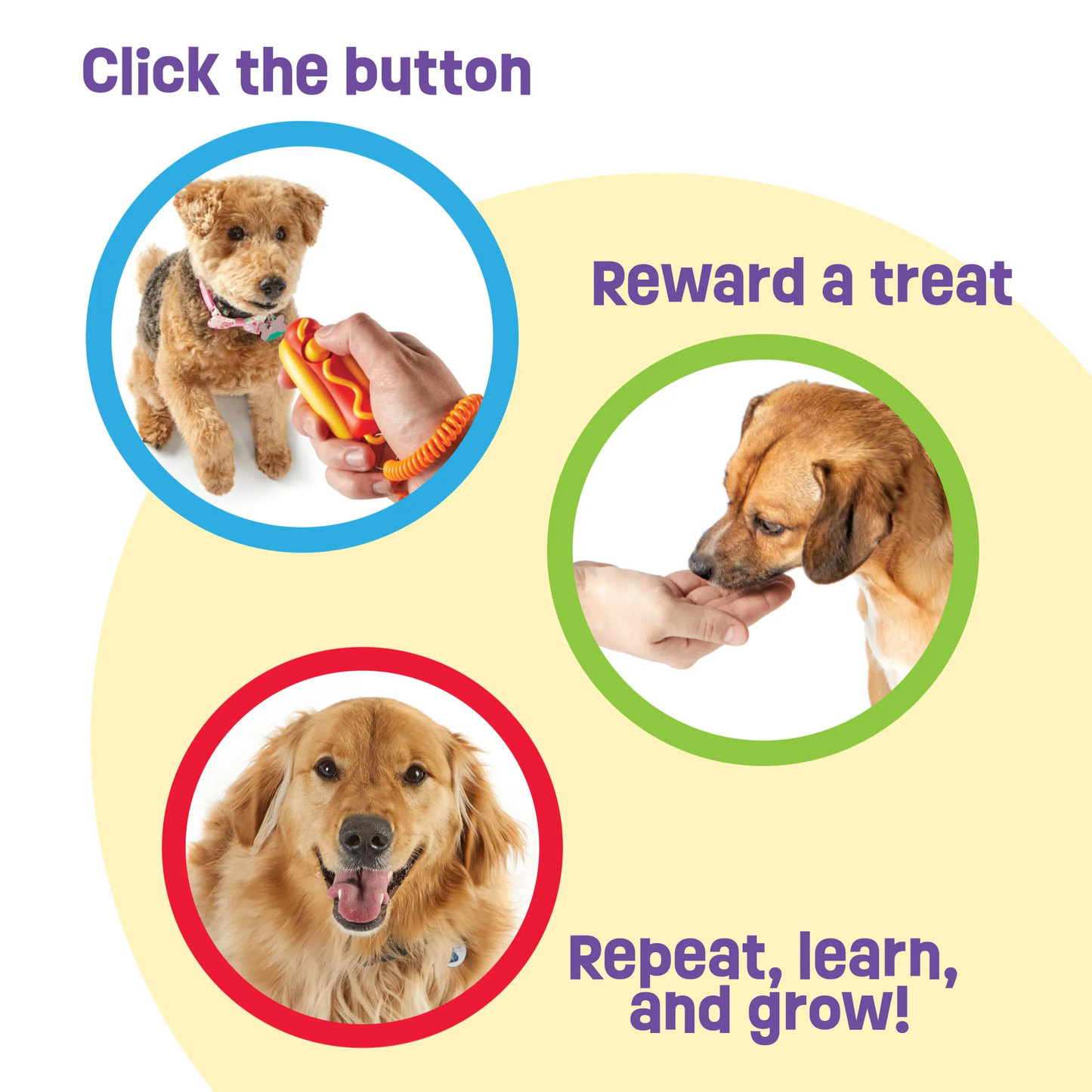 Smarty Pooch!™ Training Clicker: Hot Dog