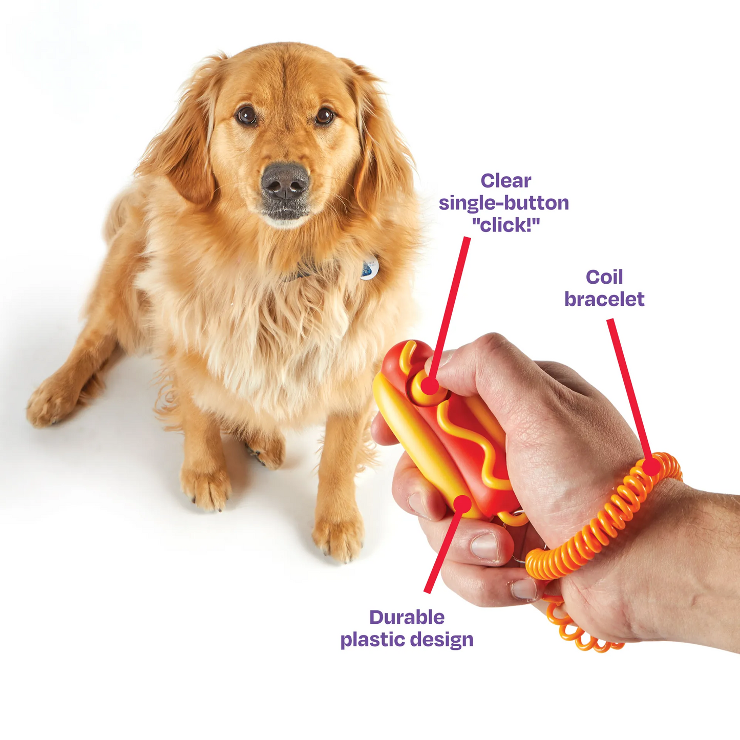 Smarty Pooch!™ Training Clicker: Hot Dog