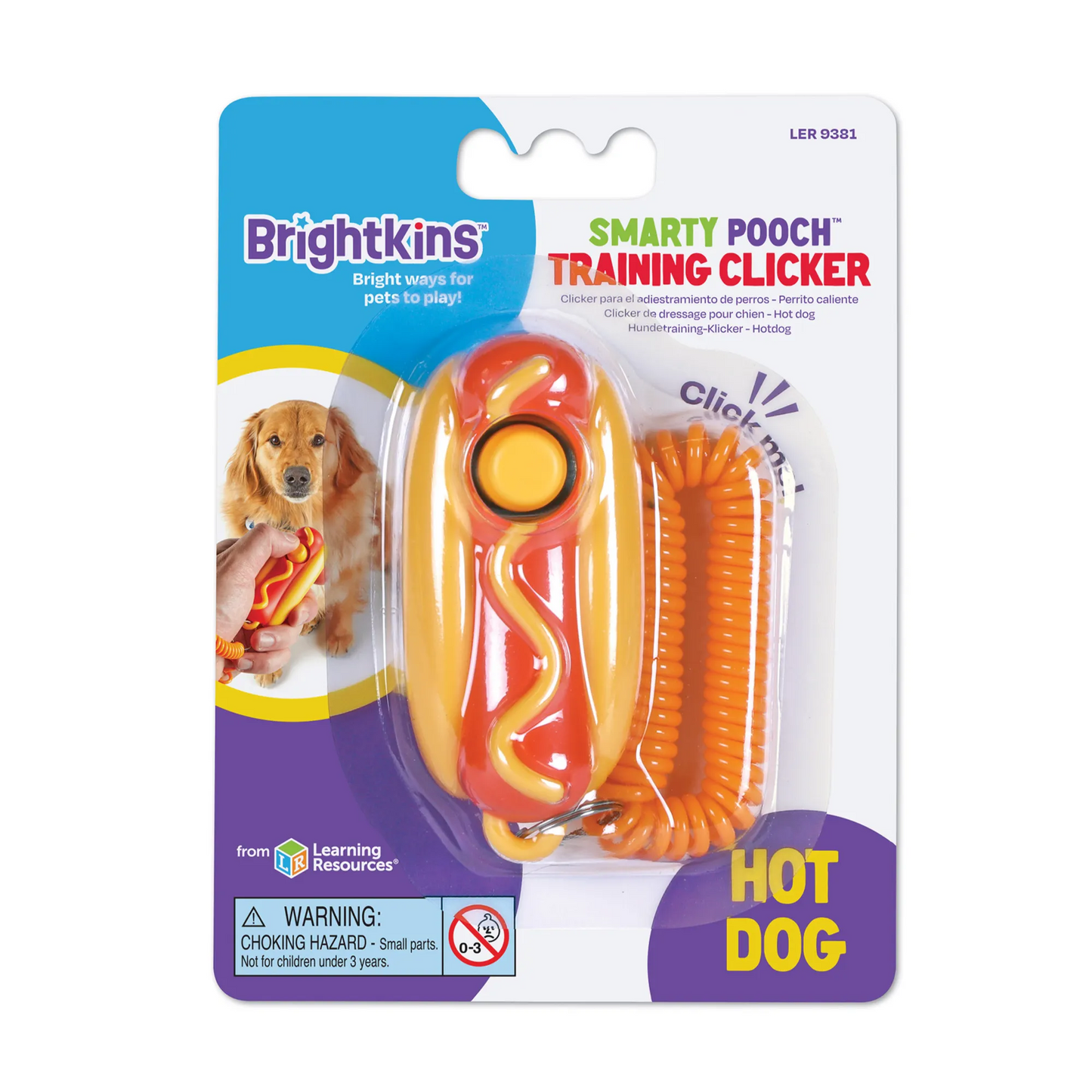 Smarty Pooch!™ Training Clicker: Hot Dog