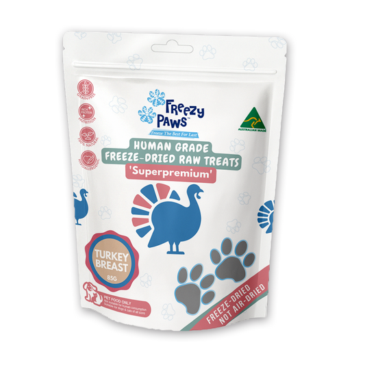 Freezy Paws Freeze Dried Turkey Breast 85g