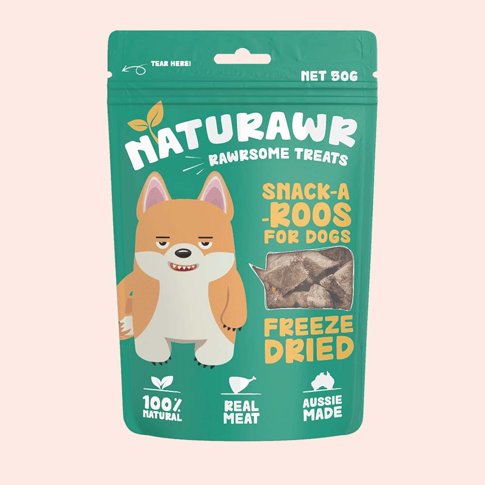 Naturawr Snack-A-Roo for Dogs 50g