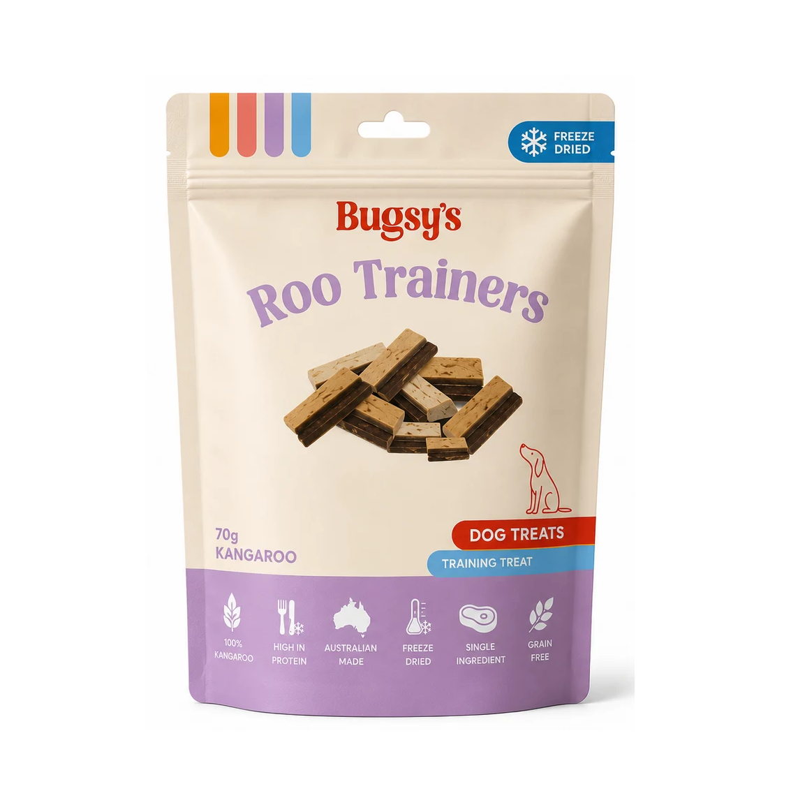 Bugsy‘s Freeze Dried Roo Trainer 70g