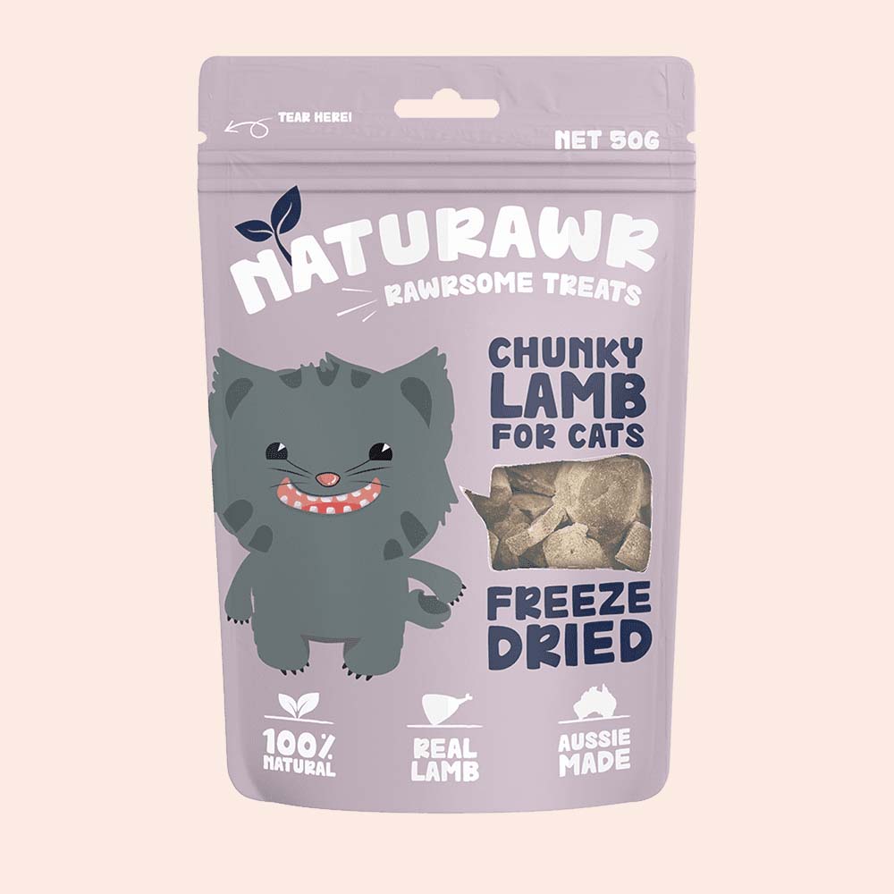 Naturawr Chunky Lamb for Cats 50g