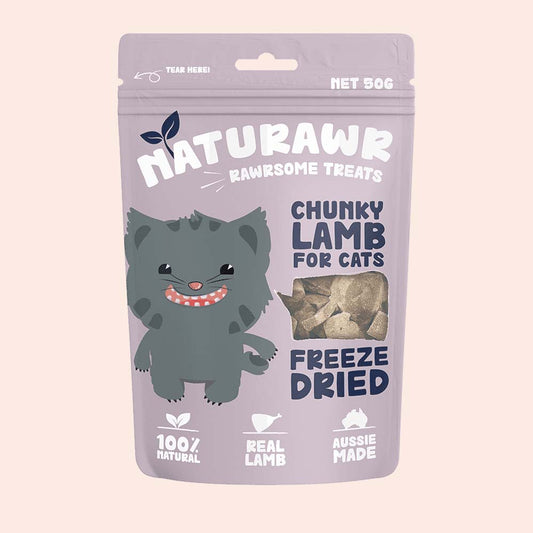Naturawr Chunky Lamb for Cats 50g