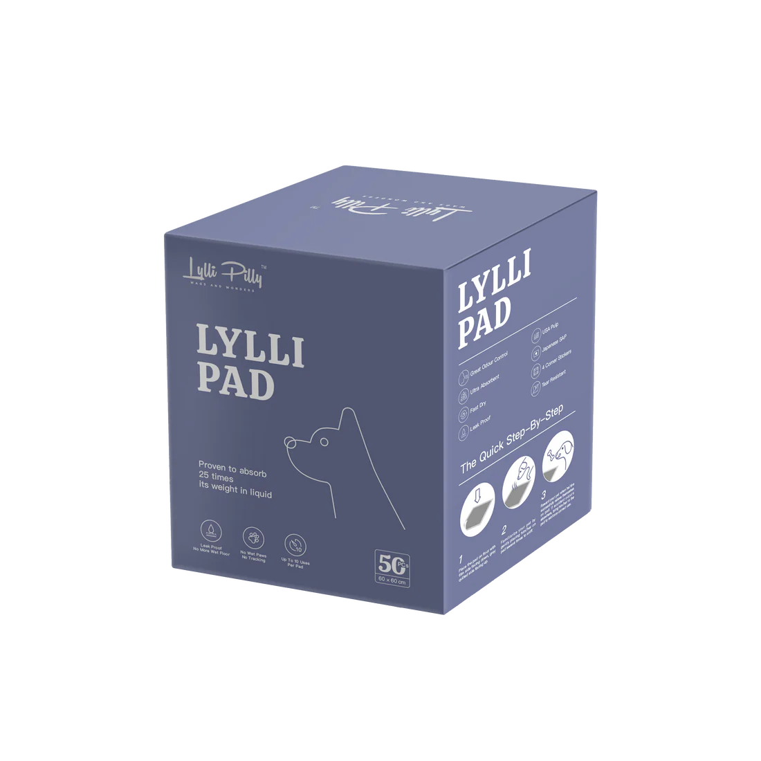 LYLLI PILLY Lylli Training Pad 60*60cm 50pcs