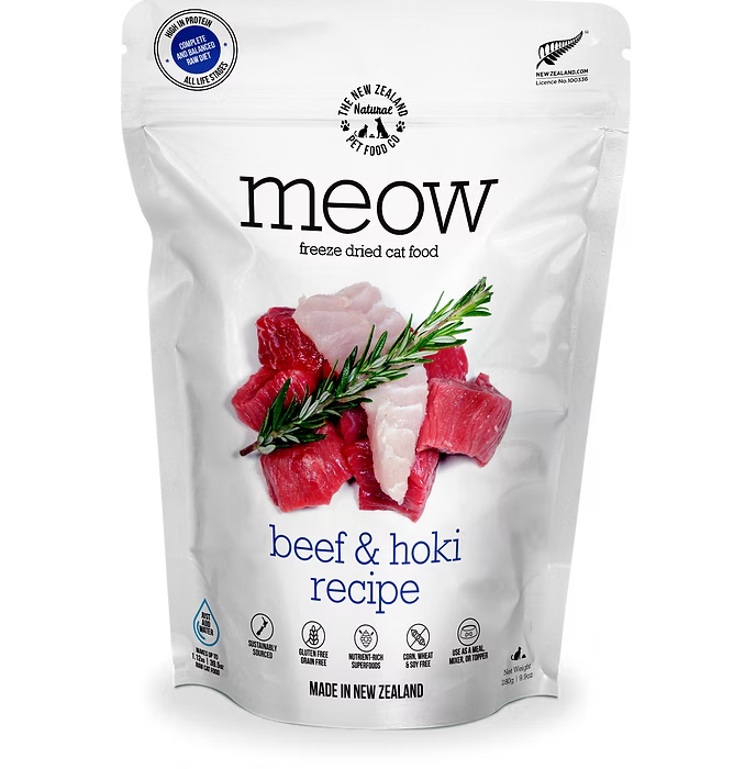 IN STORE ONLY MEOW Freeze-Dried Cat Food 280g