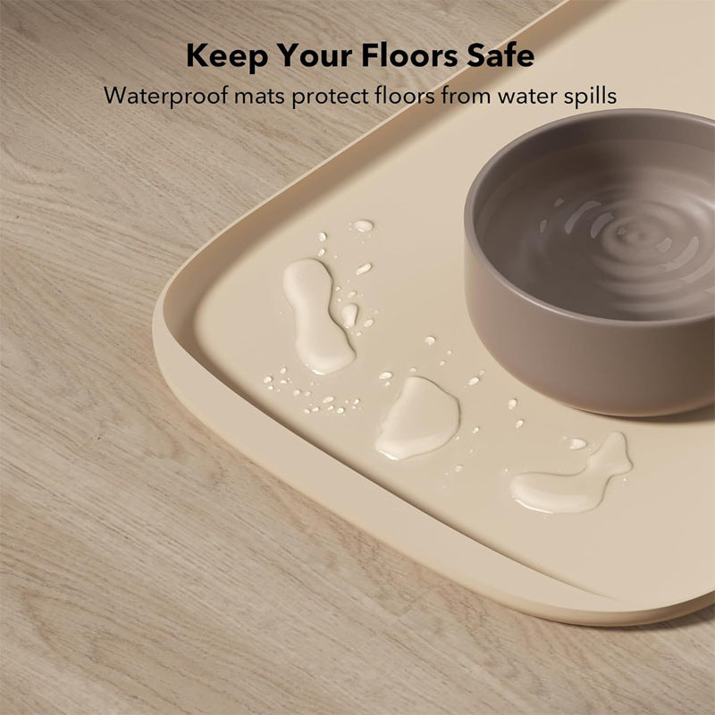Waterproof Silicone Food Mat with Raised Edges