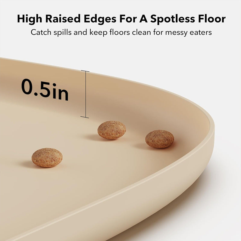 Waterproof Silicone Food Mat with Raised Edges