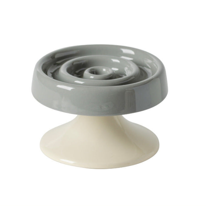 High Stand Ceramic Slow Eating Bowl