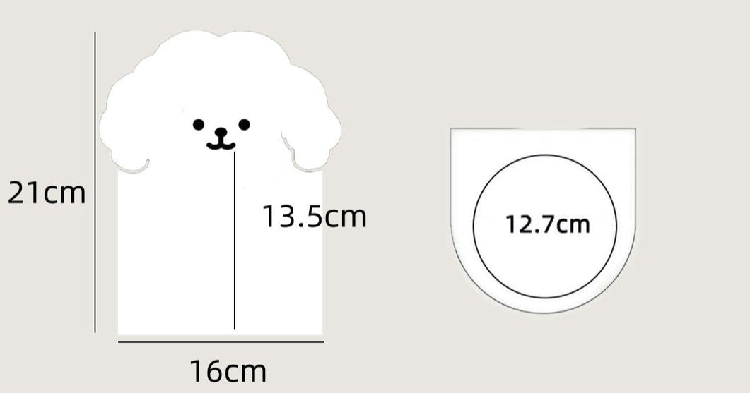 Magnetic Pet Bowl Stand Marshmallow