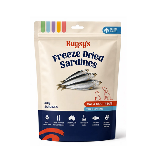 Bugsy‘s Freeze Dried Whole Sardines 70g