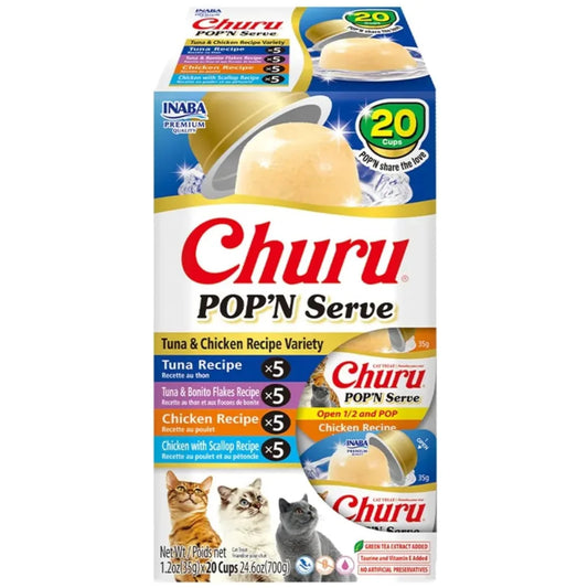 INABA Churu Pops&Serve for Cats 35g*20